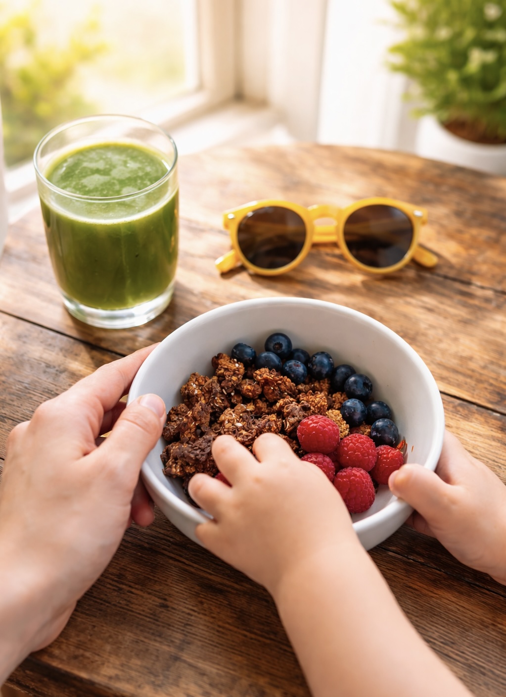 Granola presentada para room service